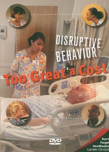 DVD cover for "Disruptive Behavior: Too Great A Cost"
