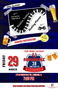 Double Treble Dueling Pianos @ Roadhouse 38