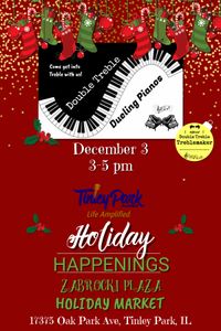 Double Treble Dueling Pianos Holiday Show @ Village of Tinley Park Holiday Happenings