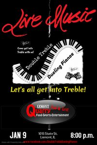 Double Treble Dueling Pianos @ Quarry Pub & Grill