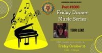 Joliet American Legion Friday Dinner Music Series featuring Terri Lenz