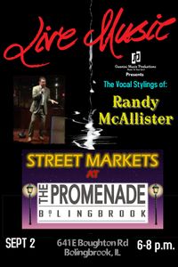 Randy McAllister @ Street Markets at The Promenade Bolingbrook