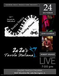 Double Treble Dueling Pianos Back At ZaZa's Tavola Italiana!