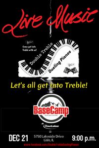 Double Treble Dueling Pianos @ BaseCamp Pub