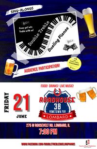 Double Treble Dueling Pianos @ Roadhouse 38