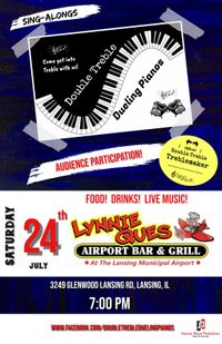 Double Treble Dueling Pianos @ Lynnie Ques Airport Bar & Grill
