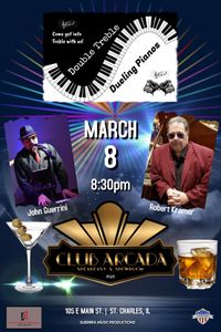 Double Treble Dueling Pianos @ Club Arcada Speakeasy