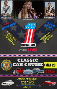 Knievel Duo @ Joliet American Legion Classic Car Cruise