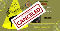 Joliet American Legion Friday Dinner Music Series featuring Dave Rice [CANCELED!]