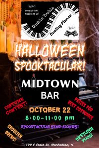 Double Treble Dueling Pianos Halloween Spooktactular @ Midtown Bar!