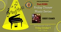 Joliet American Legion Friday Dinner Music Series featuring Robert Kramer