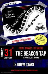 Double Treble Dueling Pianos @ The Beacon Tap
