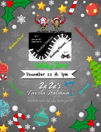 Double Treble Dueling Pianos Holiday Show @ ZaZa's Tavola Italiana