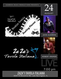 Double Treble Dueling Pianos @ ZaZa's Tavola Italiana