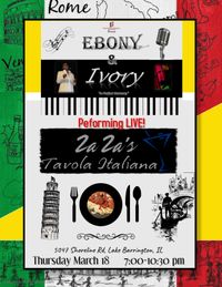 Ebony & Ivory @ Zaza's Tavola Italiana