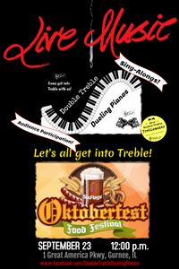 Double Treble Dueling Pianos @ Six Flags Great America Oktoberfest!