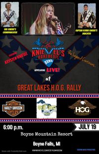 Knievel's Daredevil Band @ Great Lakes HOG Rally, Boyne Mountain Resort, Boyne Falls, MI