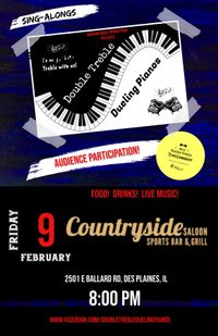 Double Treble Dueling Pianos @ Countryside Saloon
