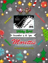 Double Treble Dueling Pianos Holiday Show @ Moretti's, Lake In The Hills