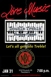 Double Treble Dueling Pianos @ Nevins Brewing Co.