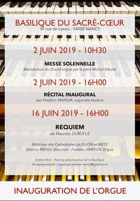 Frédéric Mayeur: Récital inuaugural de l'orgue restauré
