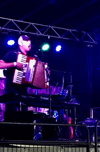 Scott "belting it out" @ Captain Kid Festival in Corunna 2018
