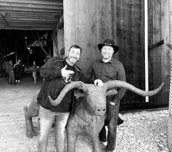 Michael & Scott going a little country when the band played at the 2024 Livestock Market Association National Convention. So fun!
