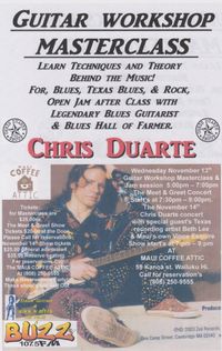 Guitar Workshop with Chris Duarte