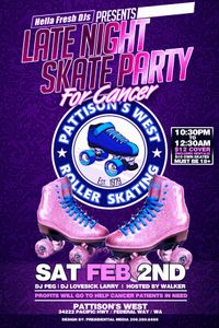 Late Night Skate Party for Cancer
