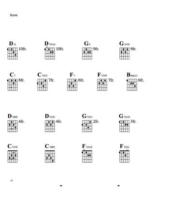 Bridge of Rhythm Changes options from video
