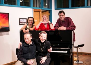 with Clarice Assad, Oleg Levin, Clea Galhano, and Eva Beneke
