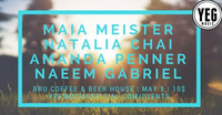 YEG Music Presents: Maia Meister, Natalia Chai, Amanda Penner & Naeem Gabriel