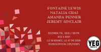 YEG Music Presents Fontaine Lewis, Natalia Chai, Amanda Penner & Jeremy Sinclair
