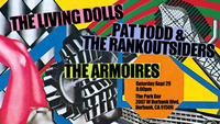 The Armoires, The Living Dolls, Pat Todd & the Rankoutsiders at The Park Bar