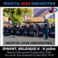 Invicta Jazz Orchestra Belgium Tour 2023