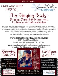 Learn The Singing Body with Sharon Bousquet