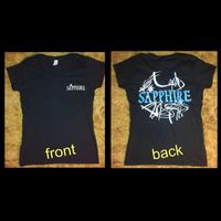 SAPPHIRE women's cut V-neck T-Shirt