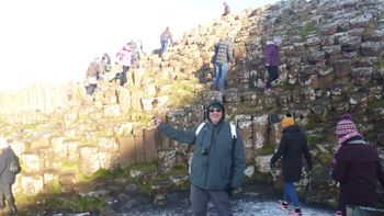 Cousin Paddy at The Giants Causeway
