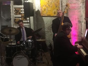 New Years Eve at Lovitt w/ The Julian MacDonough Trio w/ Nate Parker on bass and Blake Angelos on piano.  It was truly a fantastic night of music
