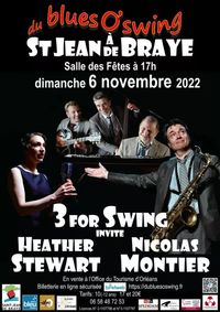 Three for Swing featuring Heather Stewart & Nicolas Montier