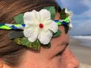 White Red Green & Blue Flower Crown