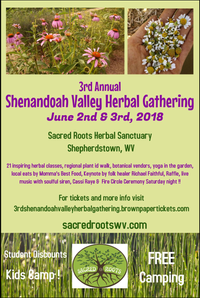 3rd Annual Shenandoah Valley Herbal Gathering