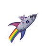 "When The World Was Ending..." Inspired Sticker