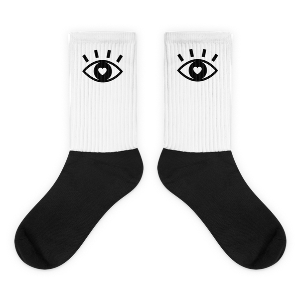Wide Eyed Logo Socks