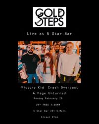Gold Steps, Victory Kid, and A Page Unturned at 5 star bar