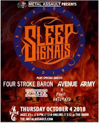 Sleep Signals, Four Stroke Baron, Avenue Army, Tzimani and more