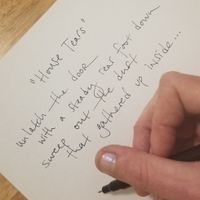 Handwritten Lyrics + House Tears Digital Pre-Order
