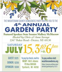 Sororii Live at the Washtenaw County Democratic Party 4th Annual Garden Party