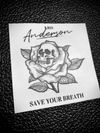 White Save Your Breath Sticker