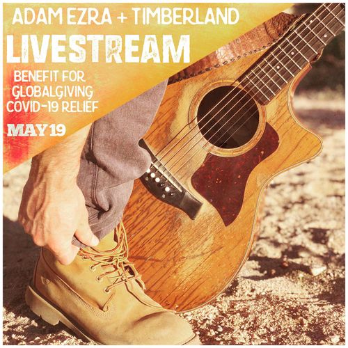 Adam shared his Gathering Series livestream to support Timberland's benefit for Globalgiving COVID-19 relief on May 19, 2020.